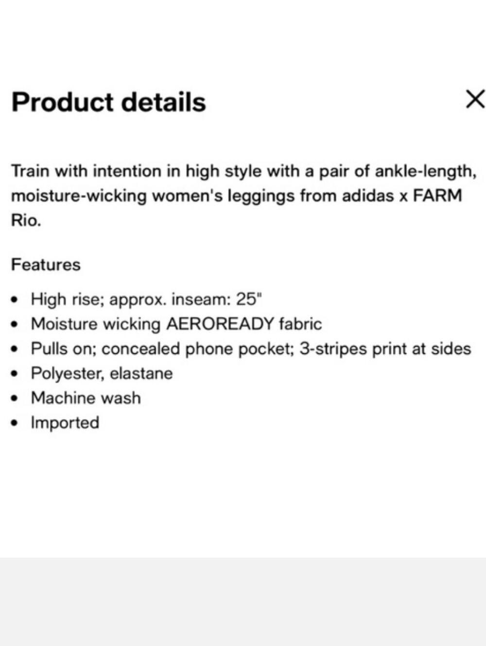 FARM Rio x Adidas Psvchedelic Wave 7/8 High Waist Leggings Tomato Red Yellow XXS - Picture 9 of 10